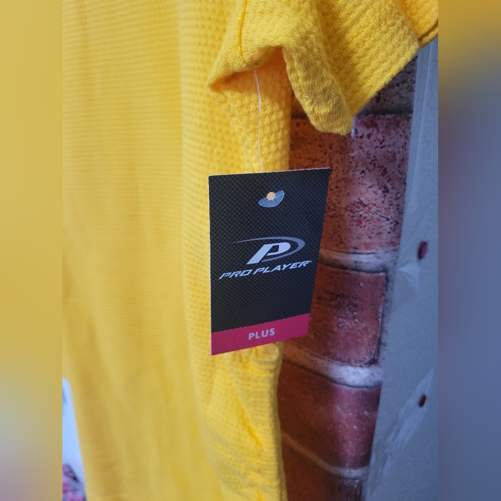 Women's Pro Player yellow tops. NWT. MULTIPLE SIZES